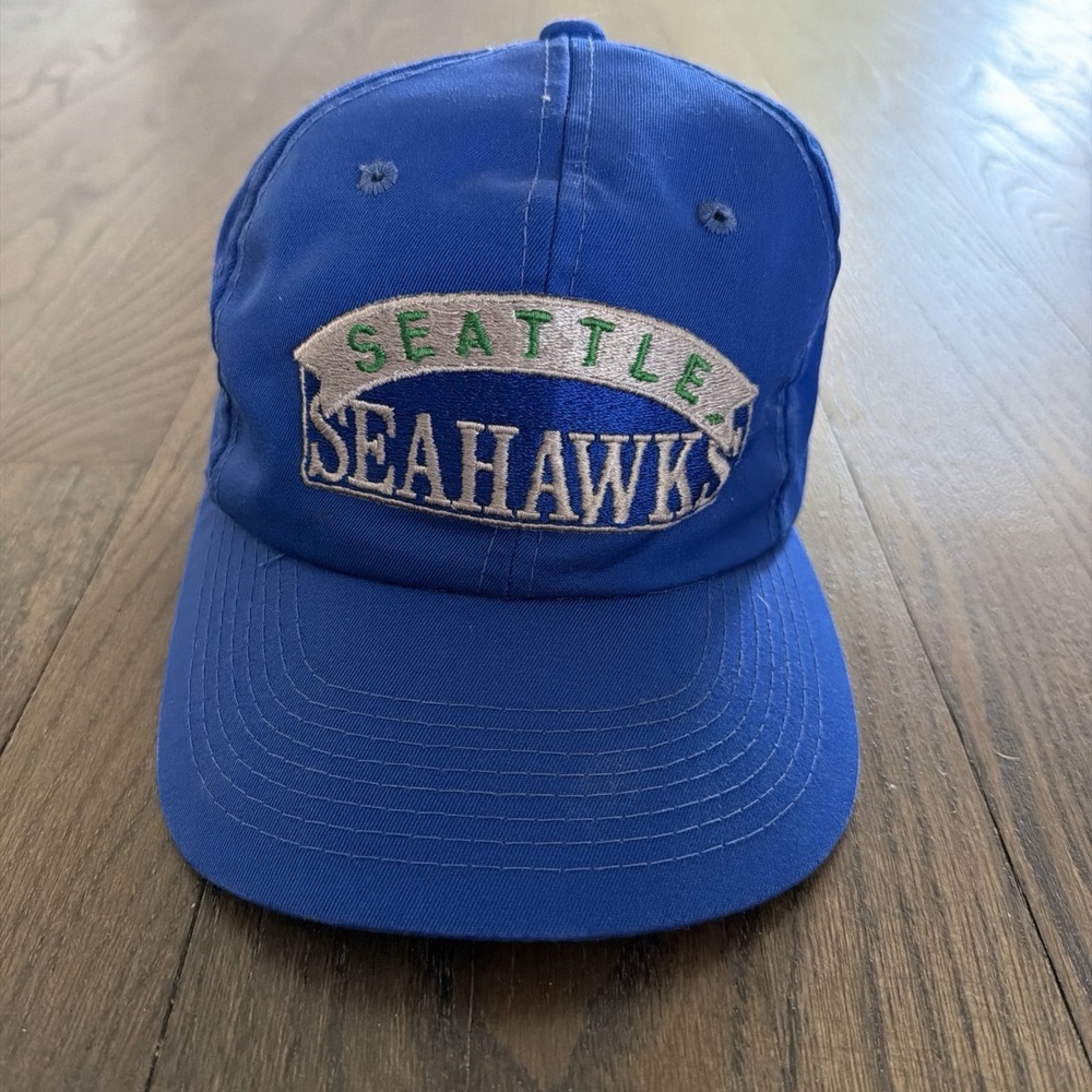 Vintage Youngan Annco Seattle Seahawks Hat Snapback Blue NFL